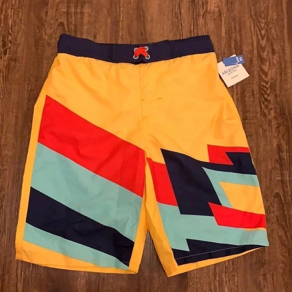 Youth Arizona Jean Swimwear Trunks Medium New - Picture 1 of 8